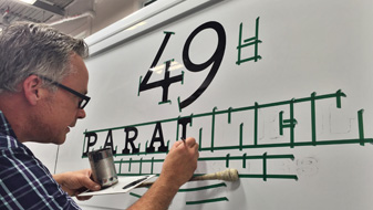 handpainting_49th Vehicle Signs Hand Painting