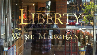 libertywine_vinyllettering Outdoor Signs Vinyl Lettering