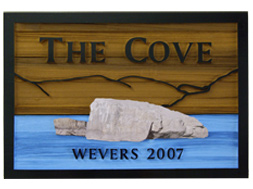 the cove sandblasted custom signs the cove sandblasted custom signs