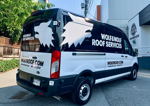 Vehicle-Wrap-Wolf-and-Wolf Vehicle Wraps Half wrap vinyl signage