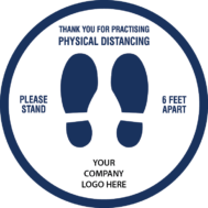 Covid Floor Decals